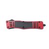 Automatic OTF Knife w/ Belt Clip - Red & Black