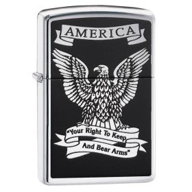 ZIPPO DON'T TREAD ON ME MATTE