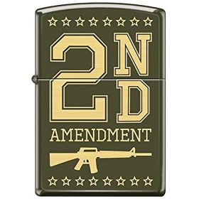 ZIPPO PATRIOT SKULL MATTE