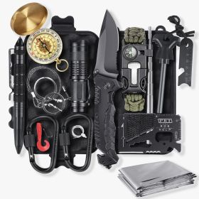 14-in-1 Outdoor Emergency Survival Gear Kit
