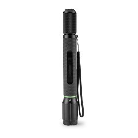 1800 Lumen Rechargeable Focusing Flashlight - IPX8 Waterproof, Black & Green