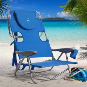 Backpack Steel Beach Chair - Blue