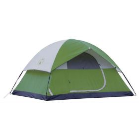 6 Person Yurt Camping Tent, 1 Room, Green