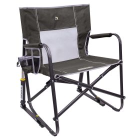 Outdoor Freestyle Rocking Chair XL, Pewter Gray, Adult Chair