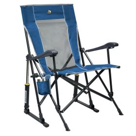 Outdoor Road Trip Rocking Chair, Blue, Adult Chair