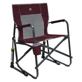 Outdoor Freestyle Rocking Chair, Maroon, Adult Chair