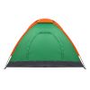 2-Person Waterproof Camping Dome Tent for Outdoor Hiking Survival Orange & Green