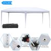 20''x10''(3 x 6m)  Home Use Outdoor Camping Waterproof Folding Tent with Carry Bag White XH