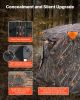Hunting Blind, 270Â° See Through Ground Blind, 4-5 Person Pop Up Deer Blind for Hunting with Carrying Bag, Portable Resilient Hunting Tent