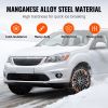 Auto Tightening Snow Chains, Diamond Mesh Traction Wheel Chains for Anti-slip, Alloy Steel Tire Chains for Tires 265/75-15, 265/75-16, LT265/75-16