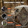 Hunting Blind, 270Â° See Through Ground Blind, 2-3 Person Pop Up Deer Blind for Hunting with Carrying Bag, Portable Resilient Hunting Tent