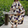 Blue Flower Portable Changing Cloak Cover-Ups Instant Shelter Beach Dressing Cover Cloth for Pool Fashion Photo-shoots Camping