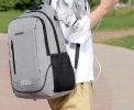 Smart Backpack Business Casual, USB Interface, Zipper Lock Design, Computer Bag, Large Capacity