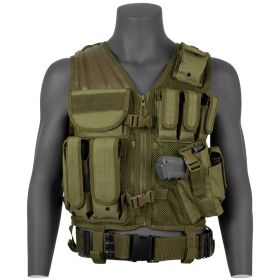 BIG & TALL MACH I TACTICAL VEST (Option: Olive Drab)