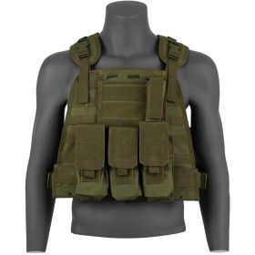 GEN II BIG & TALL MODULAR PLATE CARRIER VEST (Option: Olive Drab)