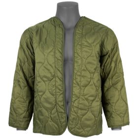 GI M-65 FIELD JACKET LINER - OLIVE DRAB (Option: L)