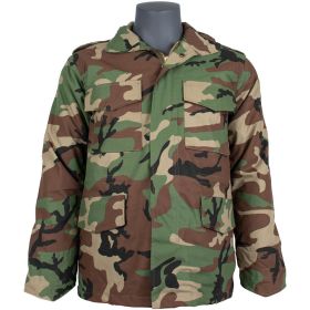 M65 FIELD JACKET W/LINER - WODDLAND CAMO (Option: 4Xl)