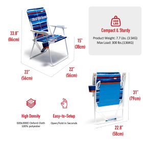 Folding Beach Chair Lightweight, Portable Sand Chair For Adults Heavy Duty (Option: Beach chair)
