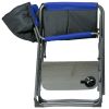 Camp Director Chair XXL, Blue and Green, Adult