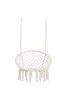 Hammock Chair Macrame Swing Max 330 Lbs Hanging Cotton Rope Hammock Swing Chair for Indoor and Outdoor