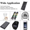 30W Solar Panel USB Waterproof Outdoor Hike Camping Portable Cells Battery Solar Charger Plate for Mobile Phone Power Bank