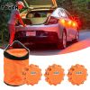 3/6/8 PACK Auto Emergency Lights Car Warning Light LED Flare Roadside Safety Puck With Magnet Hook; Include Work Flashlight With 3 Screwdrivers