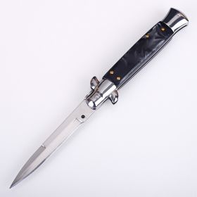 Outdoor Anti Height Hardness Folding Knife (Option: Dark Grey)