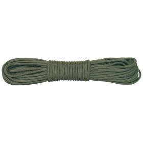 NYLON BRAIDED CORD - 50' HANK (Option: Olive Drab)